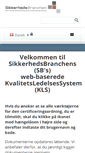 Mobile Screenshot of kss.sikkerhedsbranchen.dk